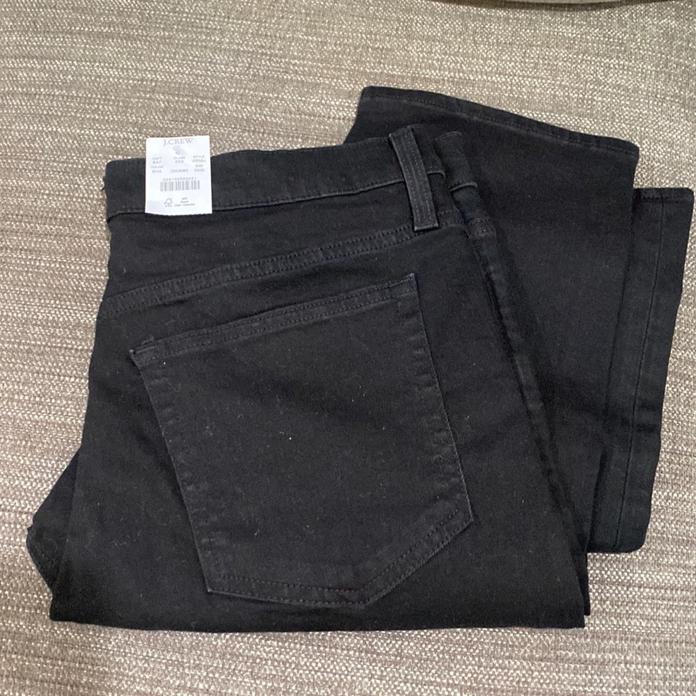 J. Crew Straight Black Jeans